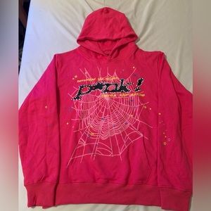 Spider worldwide pink hoodie and joggers